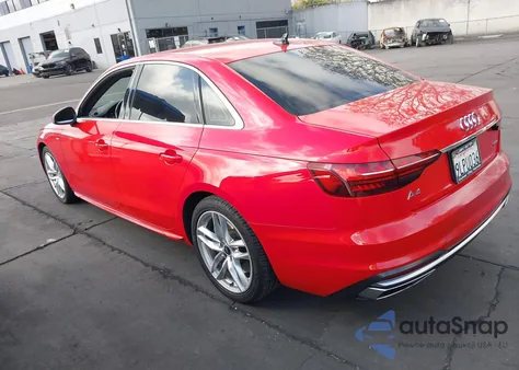 2022 Audi A4 Premium Plus 45 Tfsi S Line Quattro S Tronic из США, поврежденный, VIN WAUEAAF45NN013112